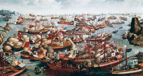 Die Schlacht von Lepanto; ein Wendepunkt für die Spanische Armada und das Osmanische Reich.